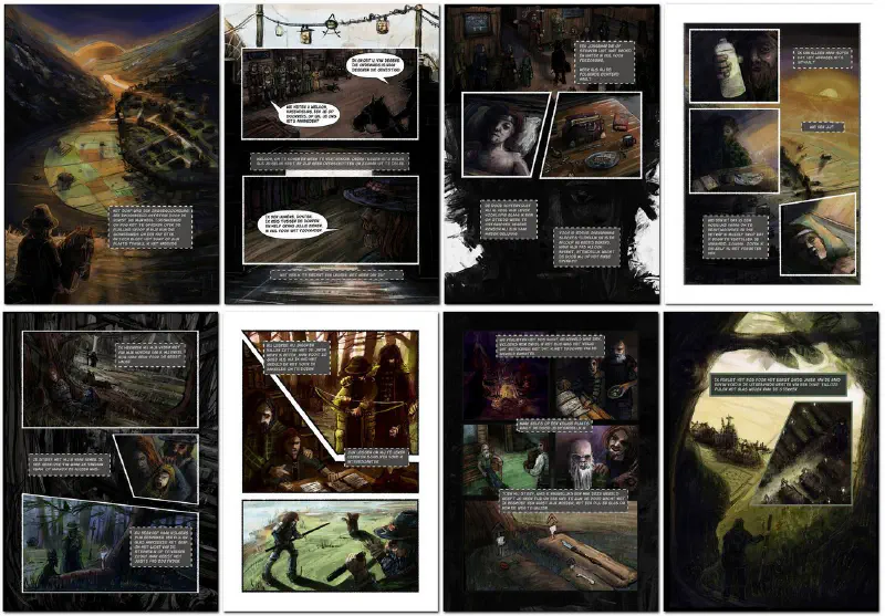 M2I Comic Book Lumiere - first pages